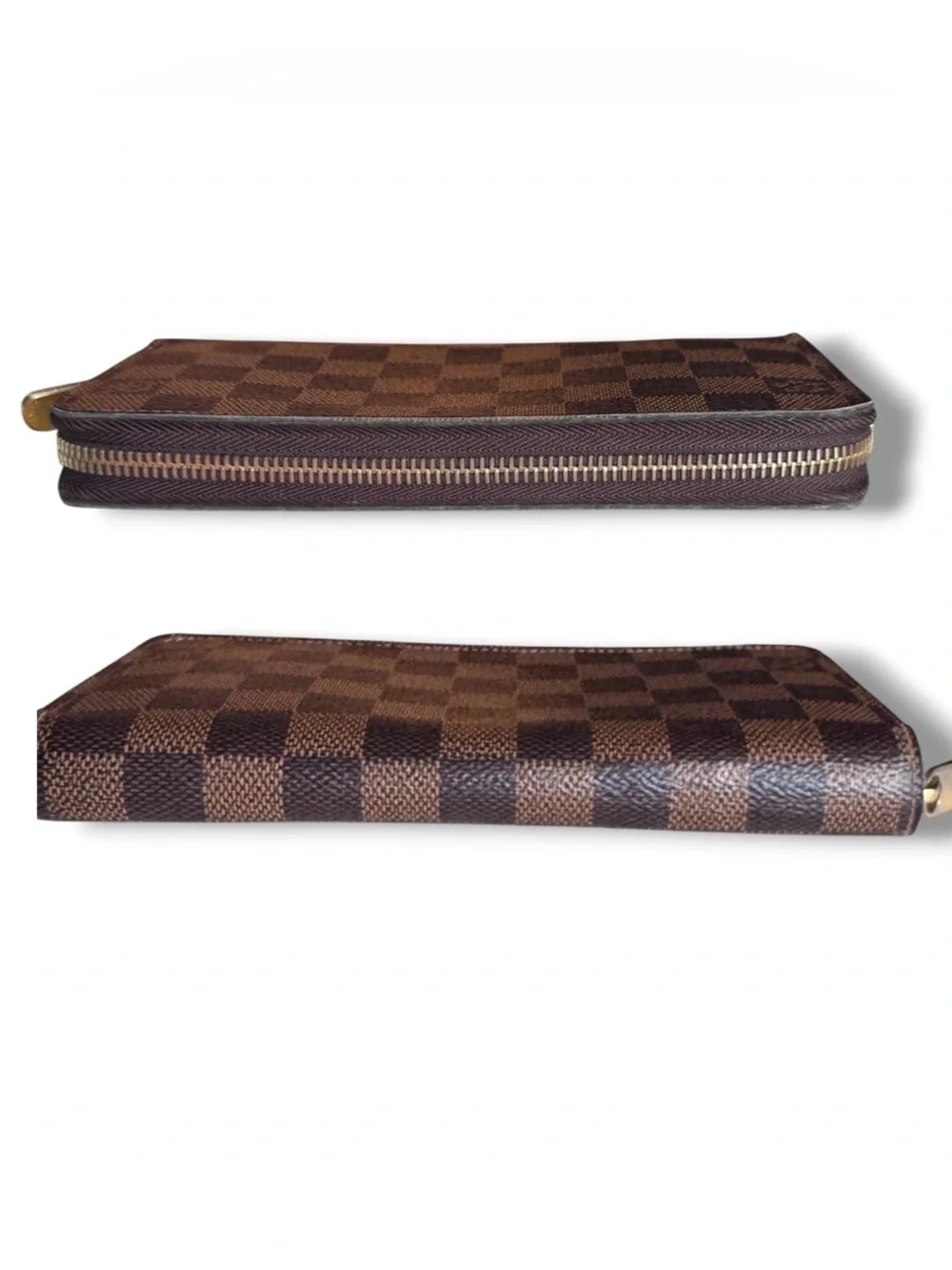 Louis Vuitton Zippy Wallet Damier Ebene Rose Ballerine N60046 COA + D/B + Box